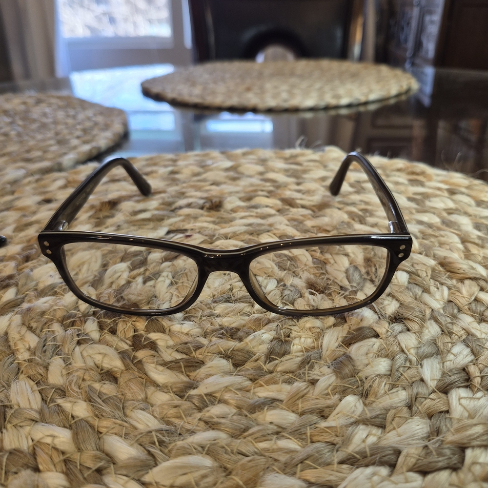 Perry Ellis Black and Brown Rectangular Eyeglass … - image 4